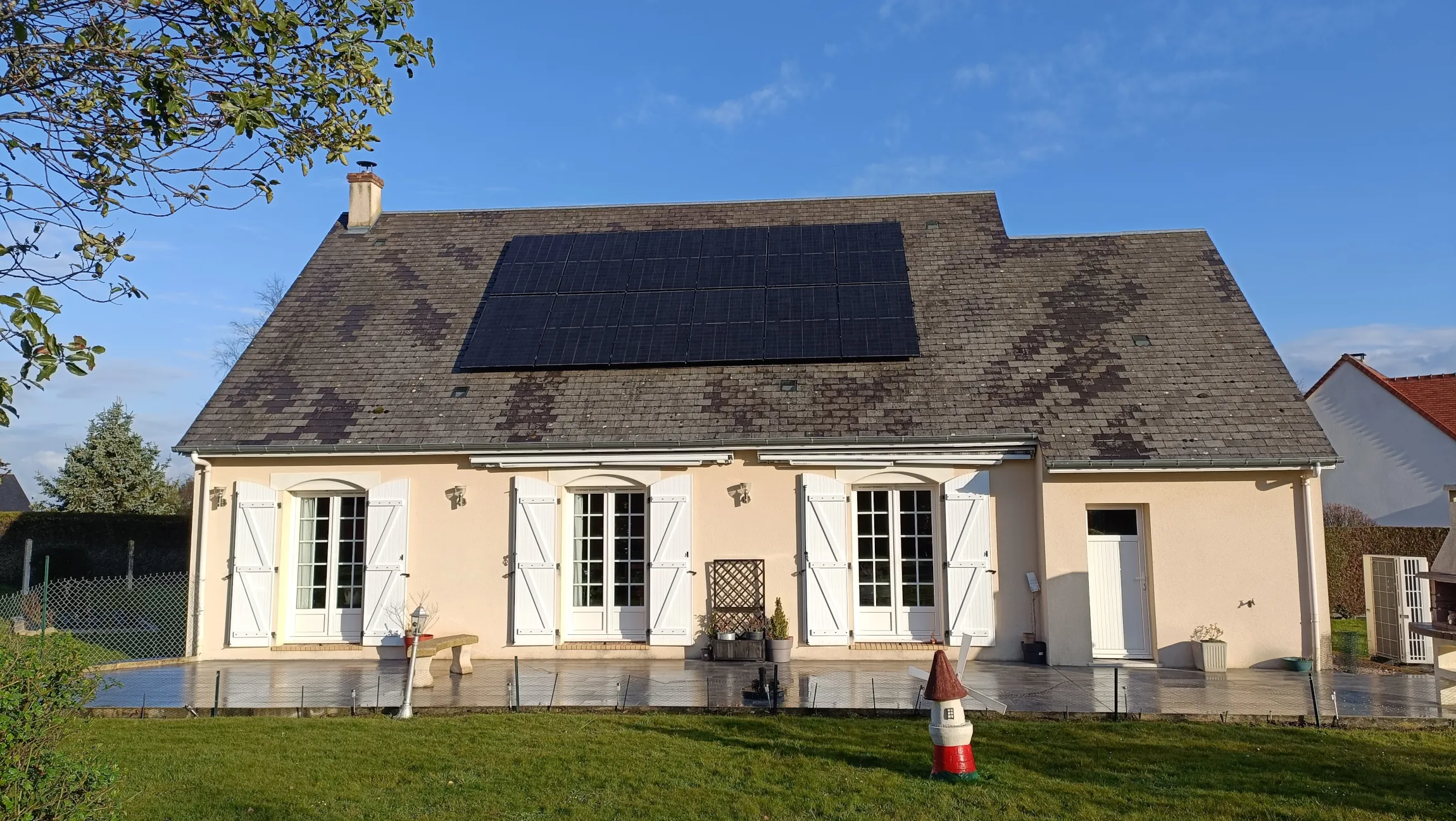 Installation photovoltaïque sur maison